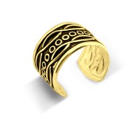 Gold Plated Ear Cuff Splendid Antique EC-733-GP